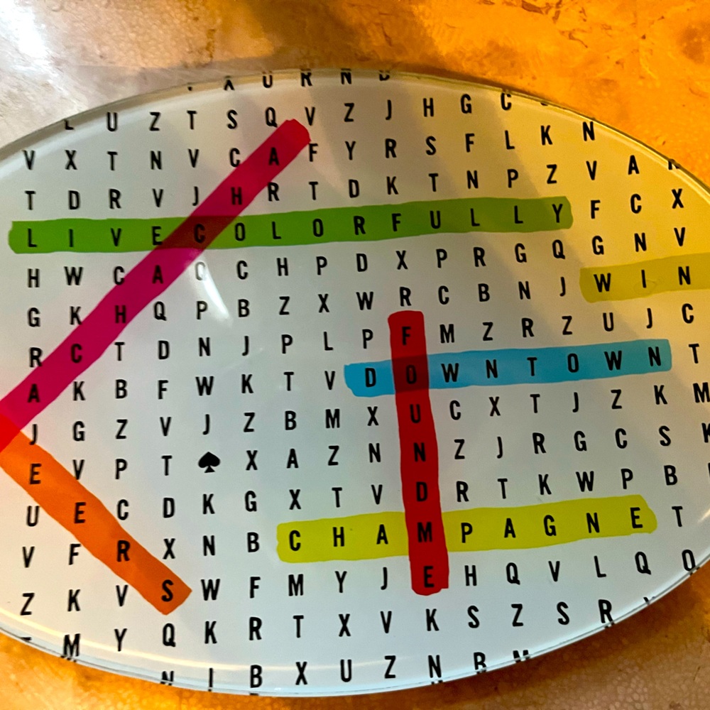 Kate Spade glass tray